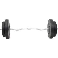 vidaXL Halterset met gewichten 120 kg