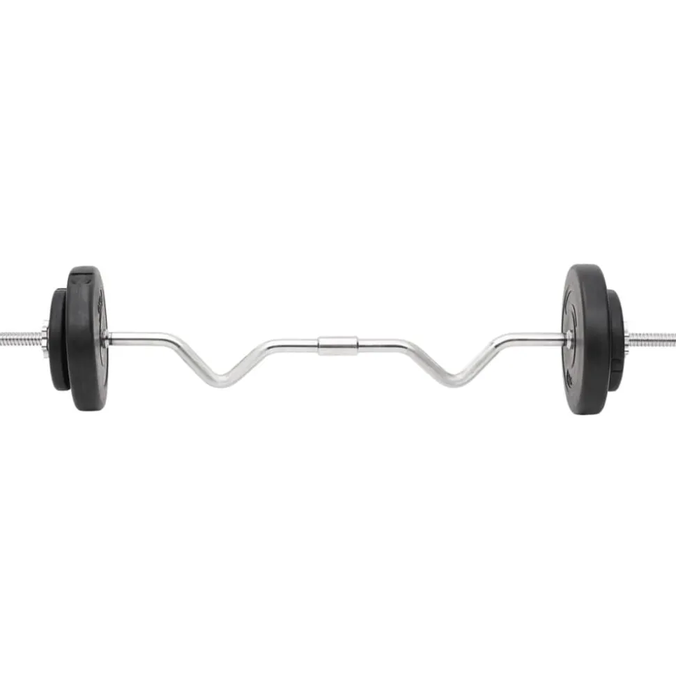vidaXL Halterset met gewichten 60 kg