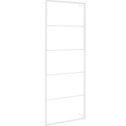 vidaXL Handdoekenrek Wit 45x10x115 cm Staal
