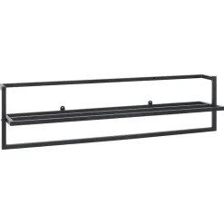 vidaXL Handdoekenrek 95x25x22 cm ijzer zwart