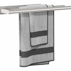 vidaXL Handdoekrek Zilver 40 x 9 x 4 cm Roestvrij staal