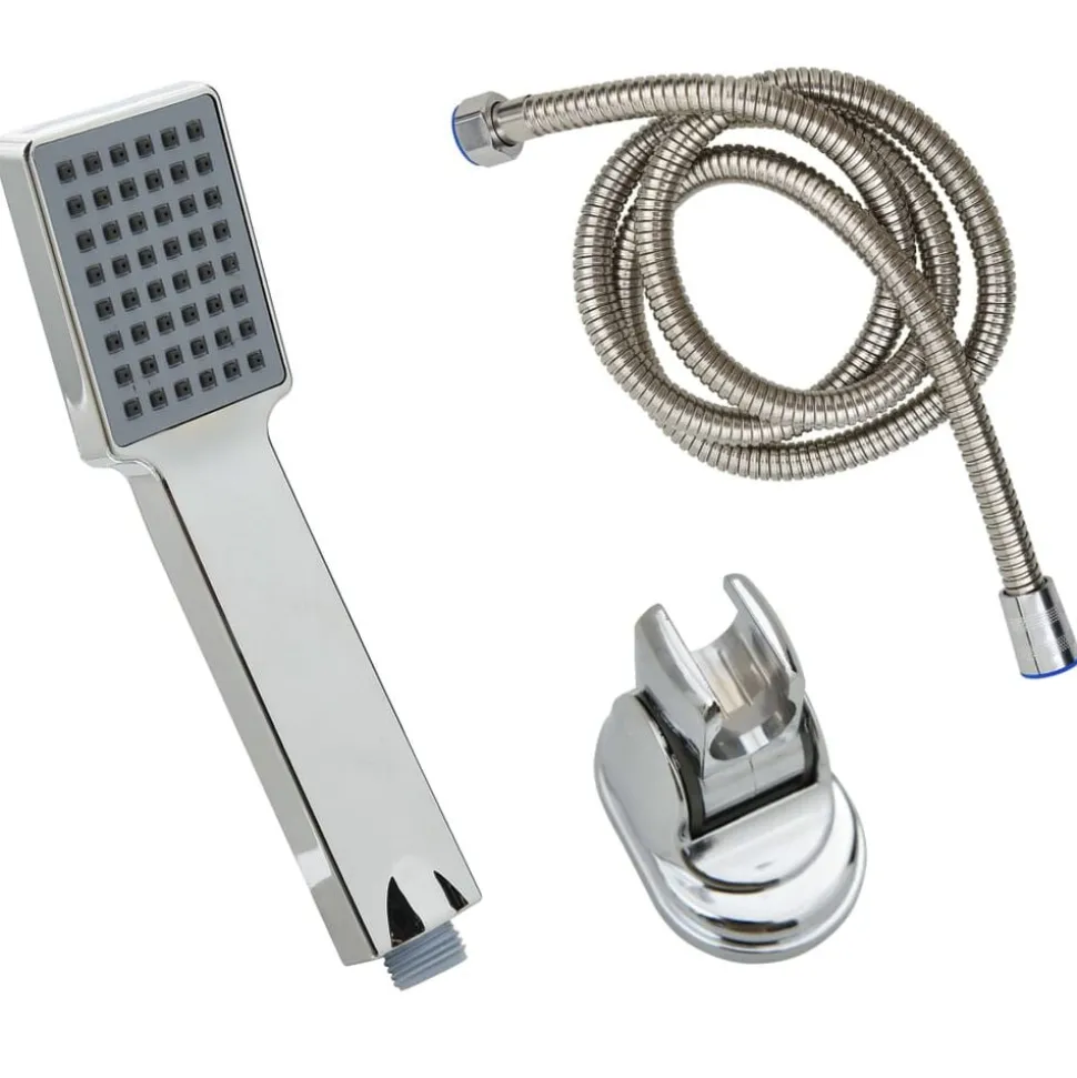 vidaXL Handdouche met slang van 1,5 m chroomkleurig