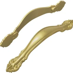 vidaXL Handvat 2 pcs Goud 143 x 19,2 x 20 mm Zinklegering