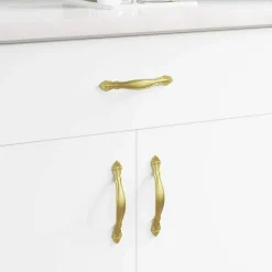 vidaXL Handvat 2 pcs Goud 143 x 19,2 x 20 mm Zinklegering