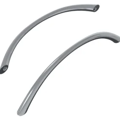 vidaXL Handvat 2 pcs Zilver 107 x 3.6 x 23 mm Roestvrij staal