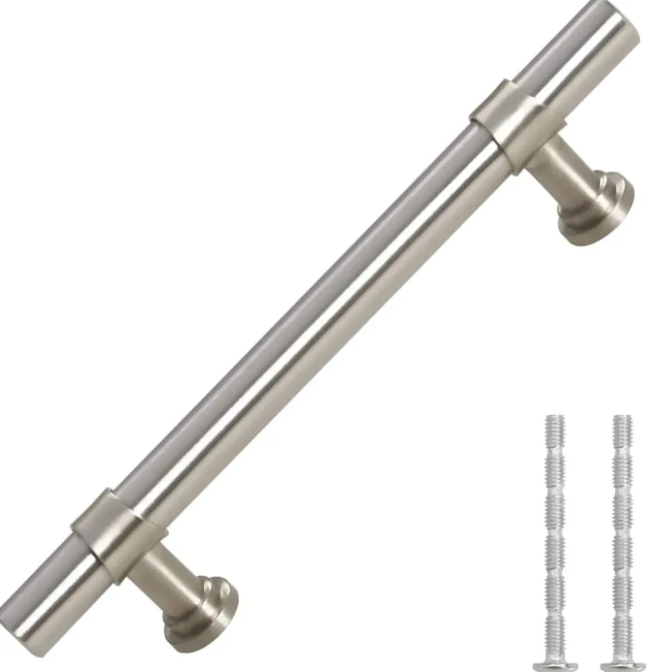 vidaXL Handvatten 10 st 96 mm roestvrij staal zilverkleurig
