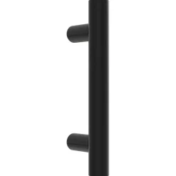 vidaXL Handvatten 10 st 64 mm roestvrij staal zwart