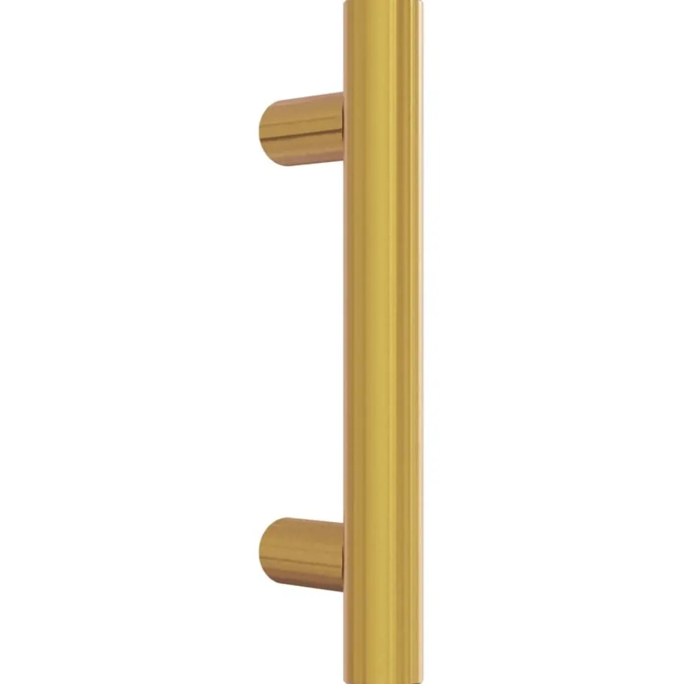 vidaXL Handvatten 10 st 64 mm roestvrij staal goudkleurig