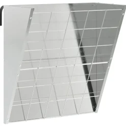vidaXL Hangend Hooi Feeder Zilver 61 x 33 x 66 cm Gegalvaniseerd staal