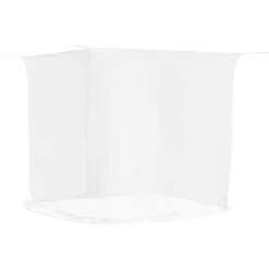 vidaXL Hangende klamboe 156 gaas 220x100x150 cm wit