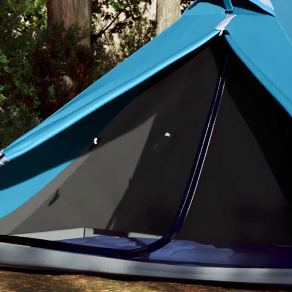 vidaXL Hangende tipi tent 1-persoons waterdicht blauw