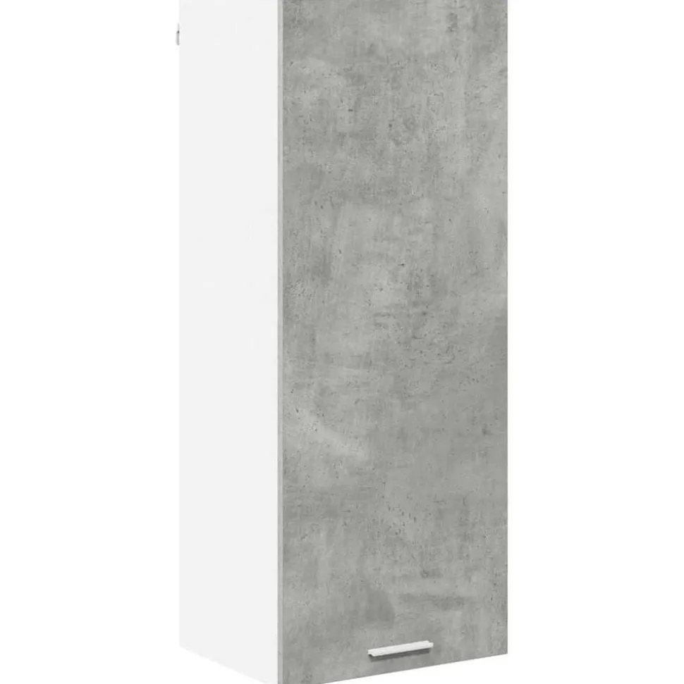 vidaXL Hangkast Riga Beton Grijs 40 x 31 x 100 cm Bewerkt hout