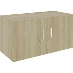 vidaXL Hangkast 80x39x40 cm bewerkt hout sonoma eikenkleurig