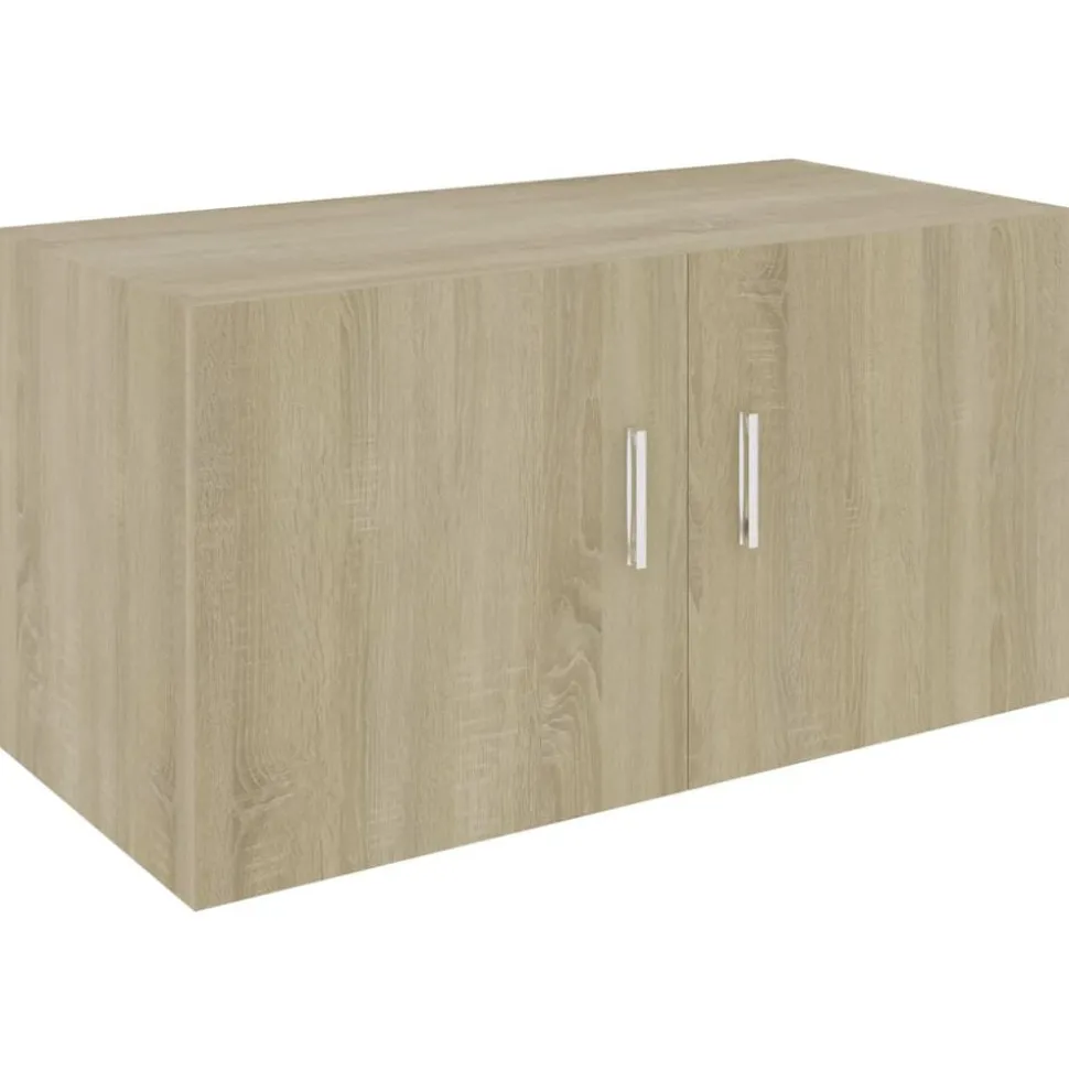 vidaXL Hangkast 80x39x40 cm bewerkt hout sonoma eikenkleurig