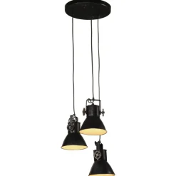 vidaXL Hanglamp 25 W E27 30x30x100 cm zwart