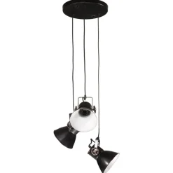 vidaXL Hanglamp 25 W E27 30x30x100 cm zwart