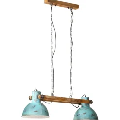 vidaXL Hanglamp 25 W E27 85x28x109 cm verweerd blauw