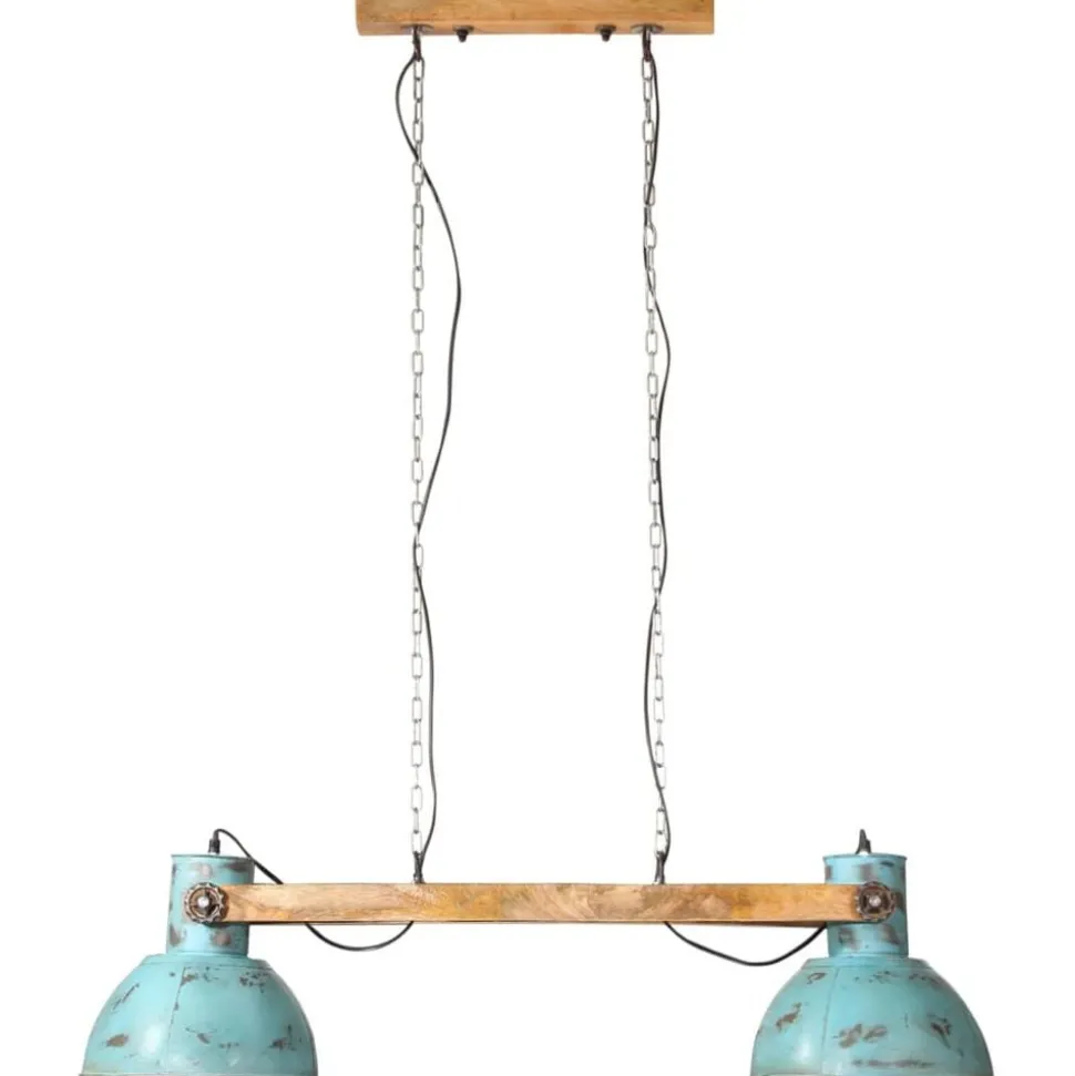 vidaXL Hanglamp 25 W E27 85x28x109 cm verweerd blauw