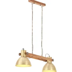 vidaXL Hanglamp industrieel 25 W E27 109 cm messingkleurig