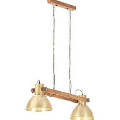vidaXL Hanglamp industrieel 25 W E27 109 cm messingkleurig