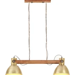 vidaXL Hanglamp industrieel 25 W E27 109 cm messingkleurig