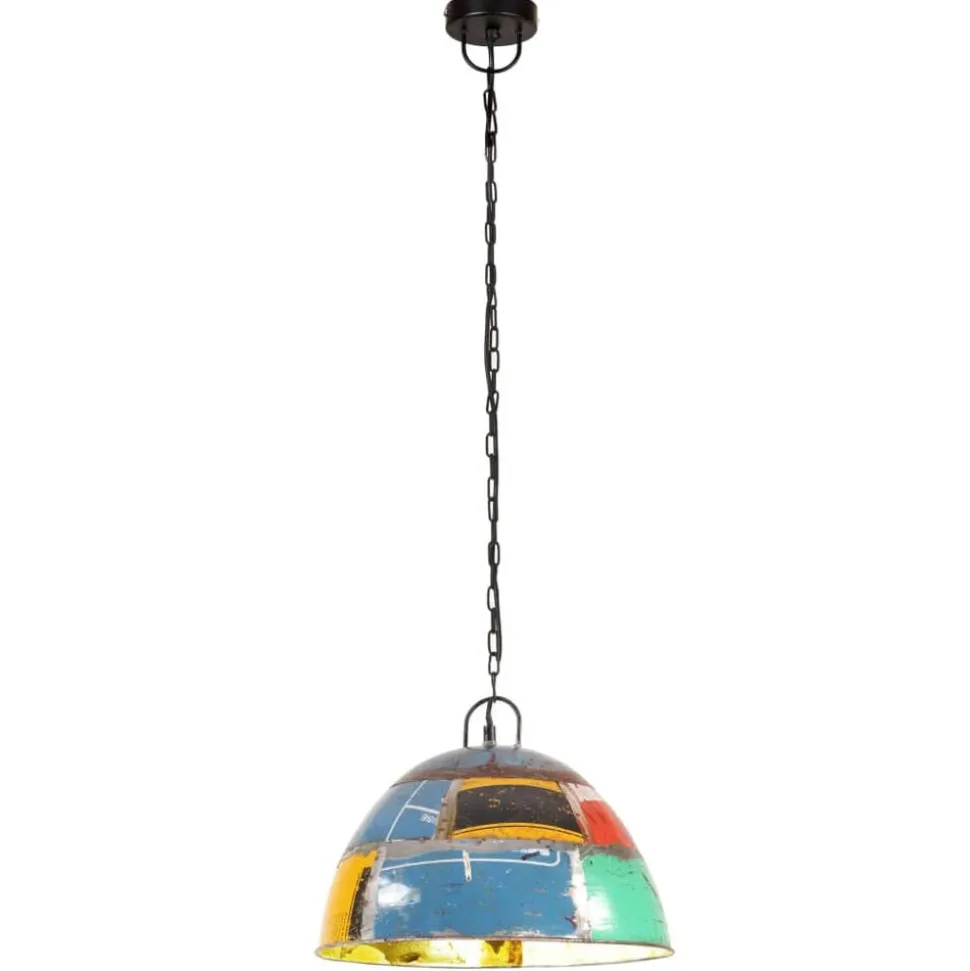 vidaXL Hanglamp industrieel vintage rond 25 W E27 41 cm meerkleurig