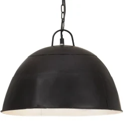 vidaXL Hanglamp industrieel vintage rond 25 W E27 41 cm zwart