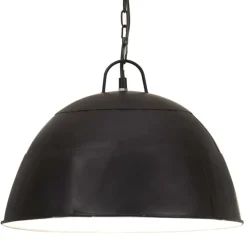 vidaXL Hanglamp industrieel vintage rond 25 W E27 41 cm zwart