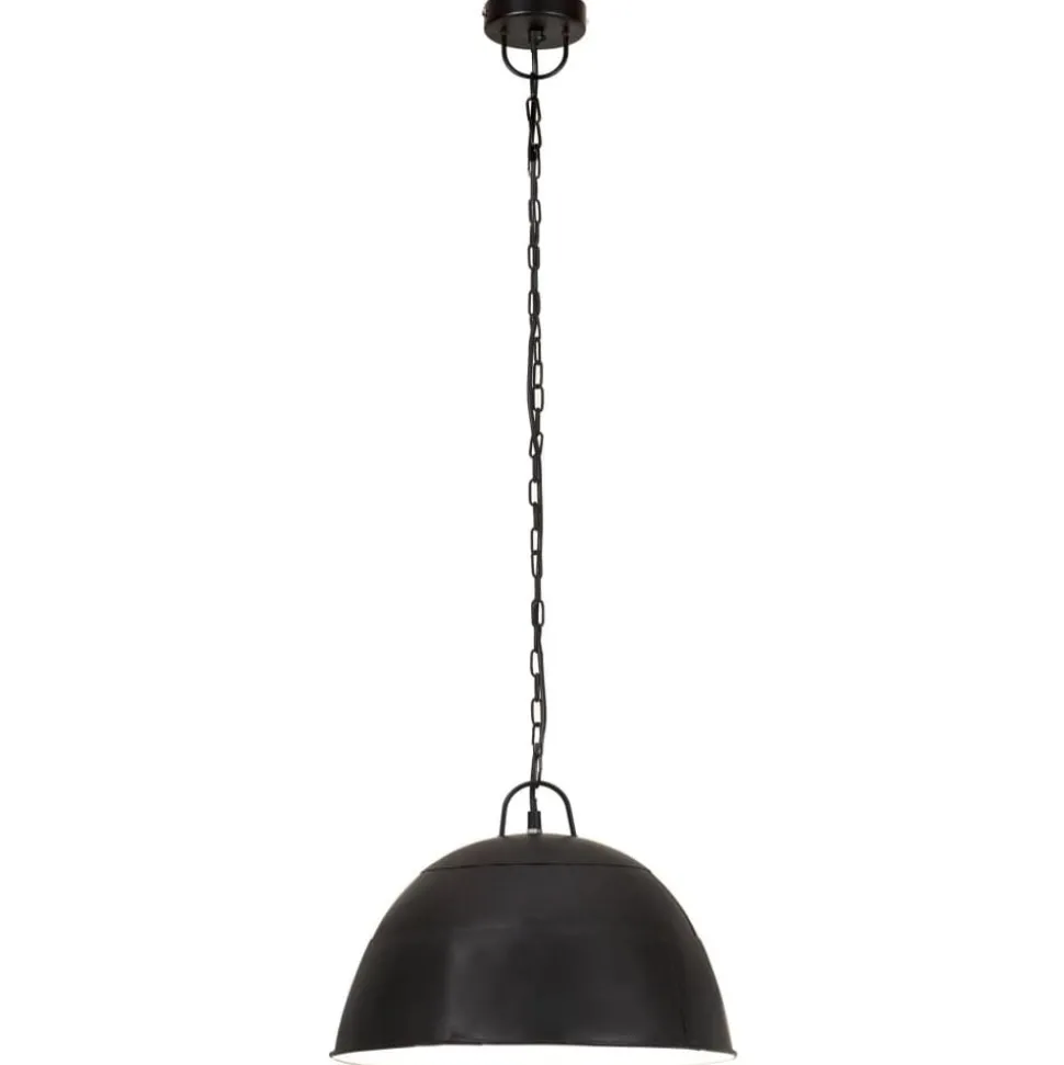 vidaXL Hanglamp industrieel vintage rond 25 W E27 41 cm zwart