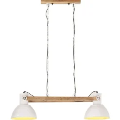 vidaXL Hanglamp industrieel 25 W E27 109 cm wit