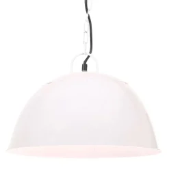 vidaXL Hanglamp industrieel vintage rond 25 W E27 41 cm wit