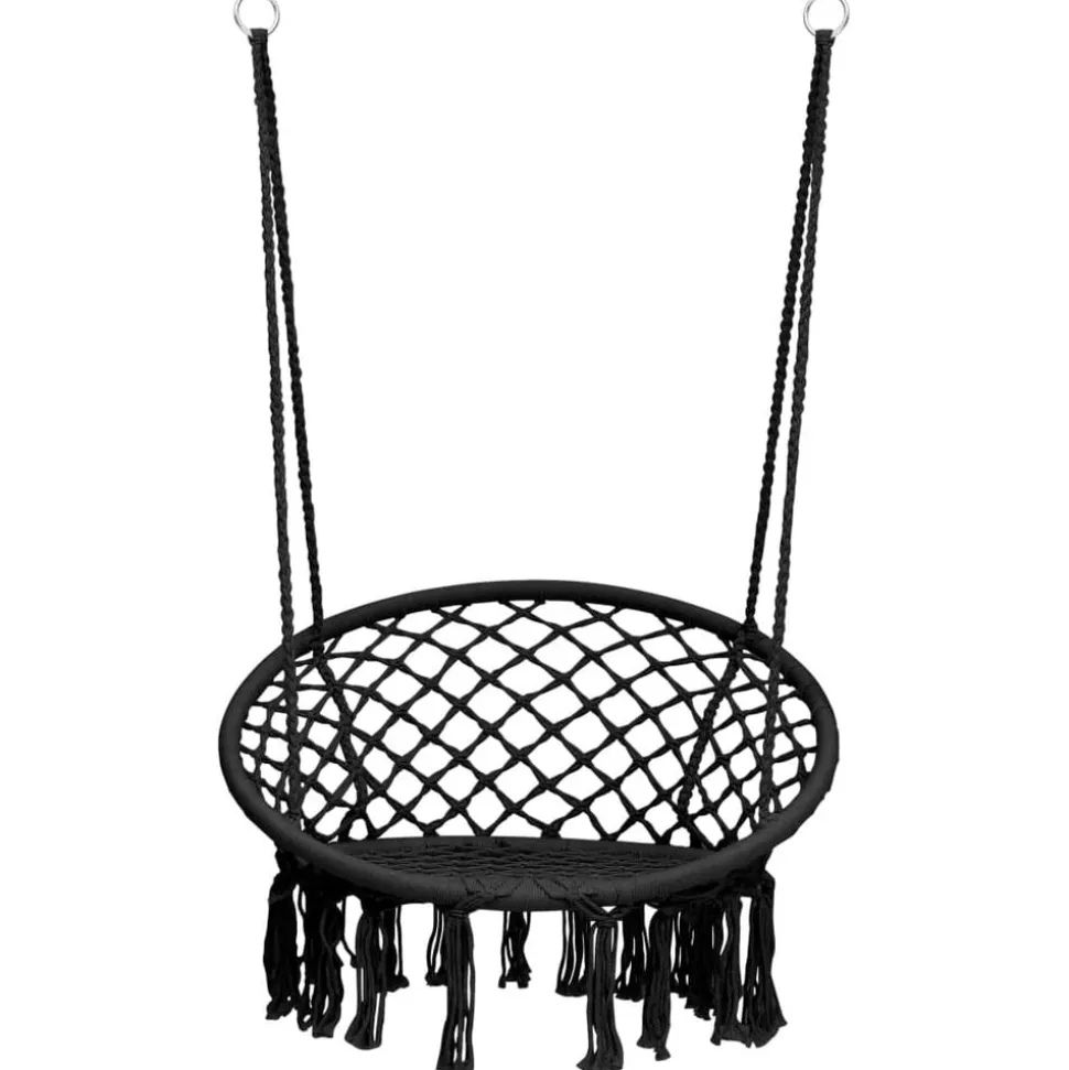 vidaXL Hangstoel 80 cm antracietkleurig