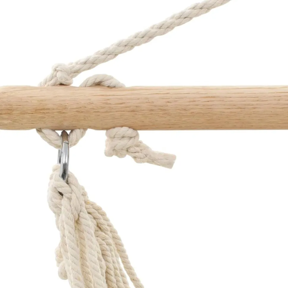vidaXL Hangstoel opvouwbaar bruin