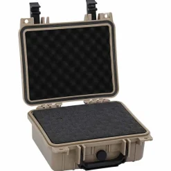 vidaXL Hardcase koffer Zand 27 x 24,5 x 12,5 cm Polypropyleen en ABS