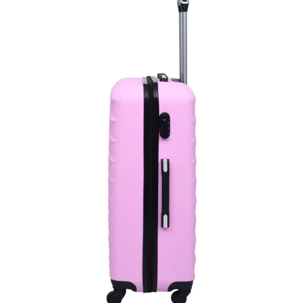 vidaXL Harde koffer ABS roze