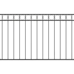 vidaXL Hecelement Assen Grijs 170 x 80 cm Staal