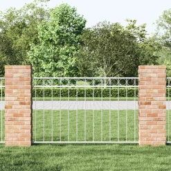 vidaXL Hecelement Assen Wit 170 x 100 cm Staal