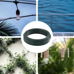vidaXL Hek binddraad Groen 33 m PVC