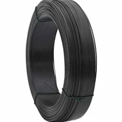 vidaXL Hekbinddraad 250 m 0,9/1,4 mm staal antraciet