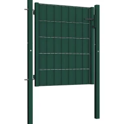 vidaXL Hekpoort PVC en staal 100x81 cm Groen