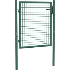 vidaXL Hekpoort staal 100x75 cm groen