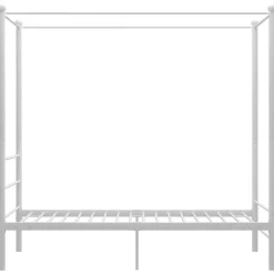 vidaXL Hemelbedframe metaal wit 90x200 cm