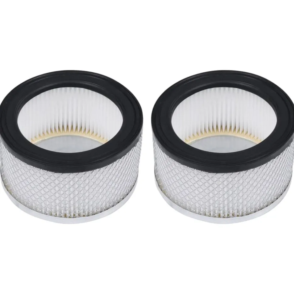 vidaXL HEPA-filters 2 st voor asstofzuigers wasbaar