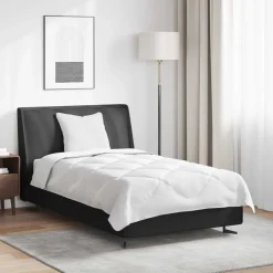 vidaXL Het Duvet voor Elk Seizoen met kussen 2 pcs Wit Microvezel