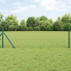 vidaXL Hexagon Hek Groen 0,4 x 10 m PVC
