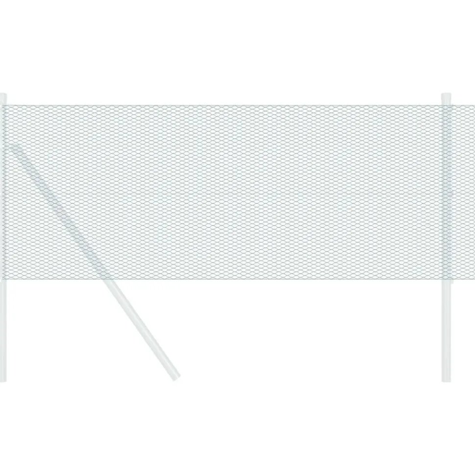 vidaXL Hexagon Hek Groen 0,4 x 10 m PVC