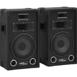 vidaXL Hifi-podiumluidsprekers 2 st passief professioneel 800 W zwart
