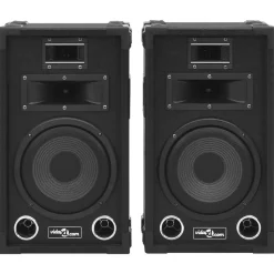 vidaXL Hifi-podiumluidsprekers 2 st passief professioneel 800 W zwart