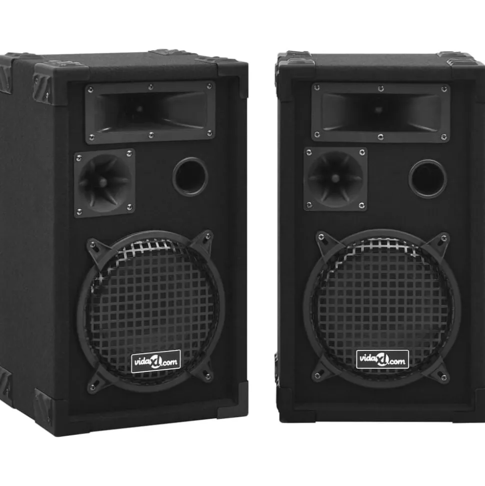 vidaXL Hifi-podiumluidsprekers 2 st passief professioneel 800 W zwart