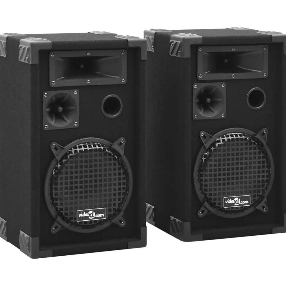 vidaXL Hifi-podiumluidsprekers 2 st passief professioneel 800 W zwart